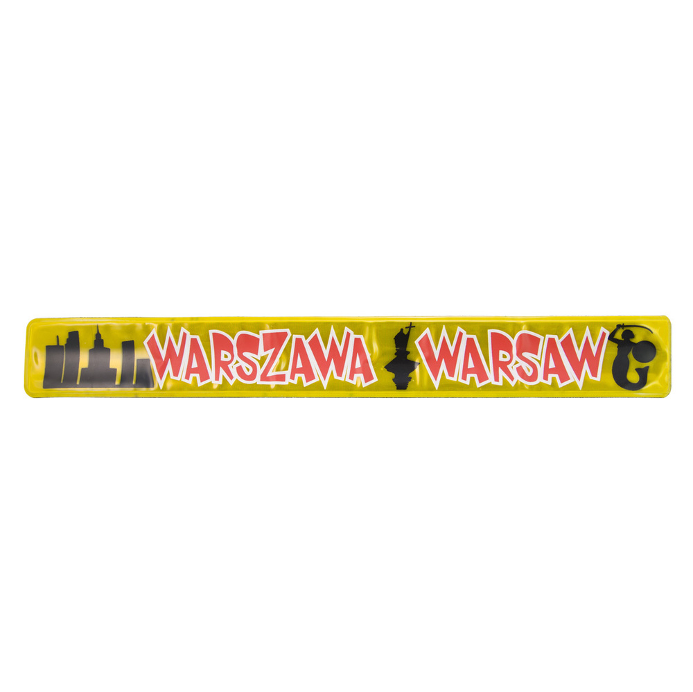 Opaska odblaskowa żółta Warszawa