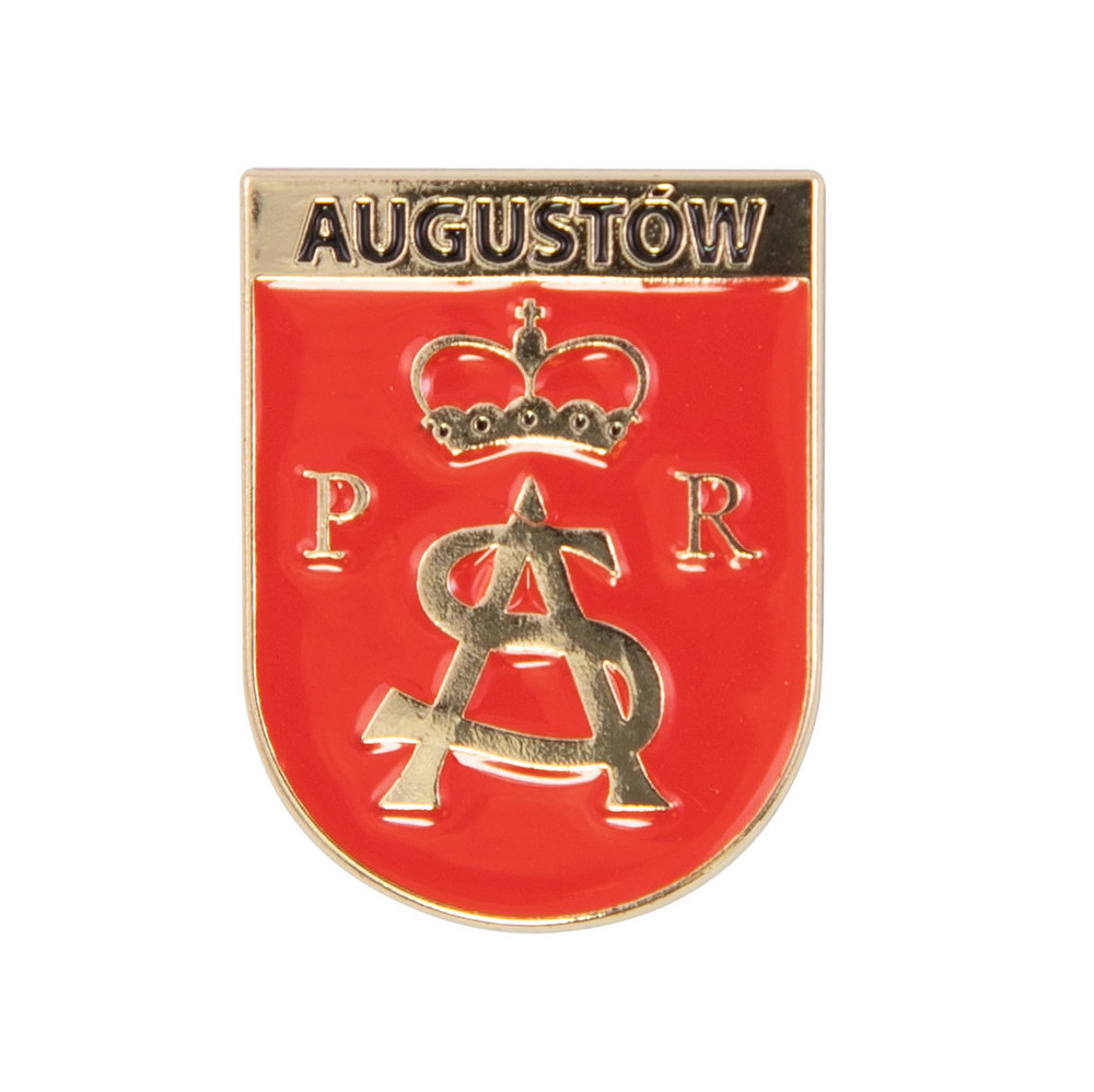Przypinka Augustów Herb