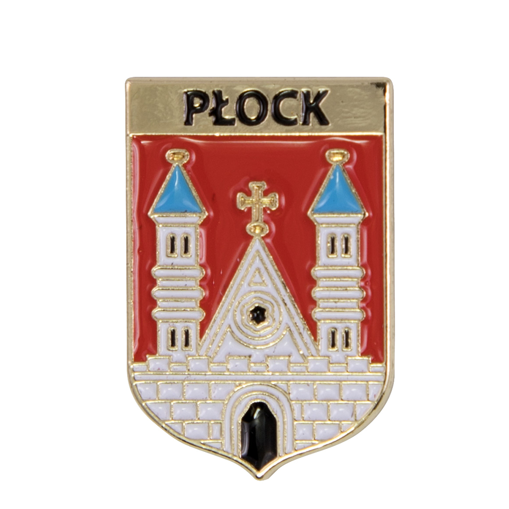 Przypinka Płock Herb
