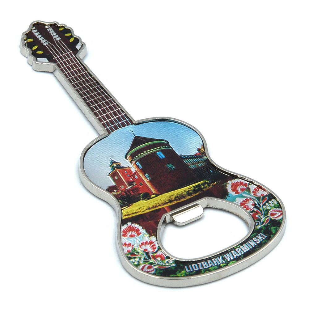Magnes otwieracz metalowy gitara Lidzbark Warmiński