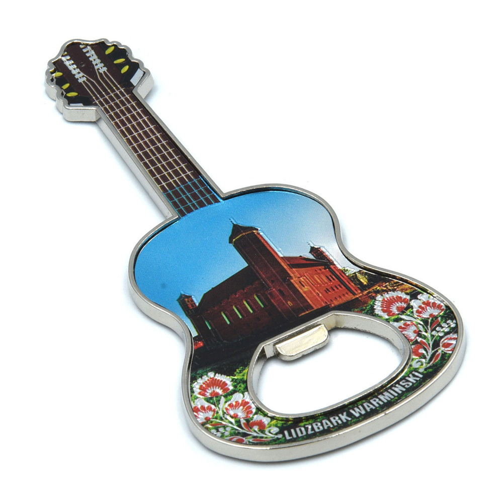 Magnes otwieracz metalowy gitara Lidzbark Warmiński