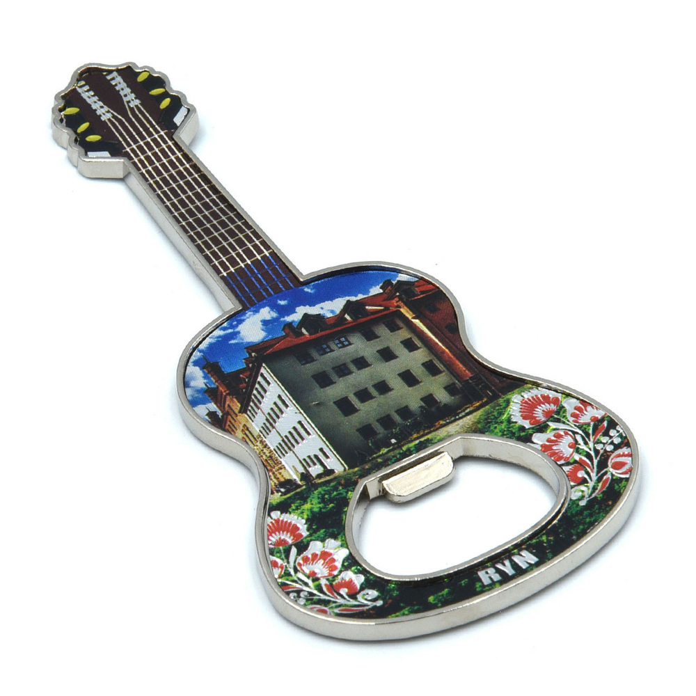 Magnes otwieracz metalowy gitara Ryn