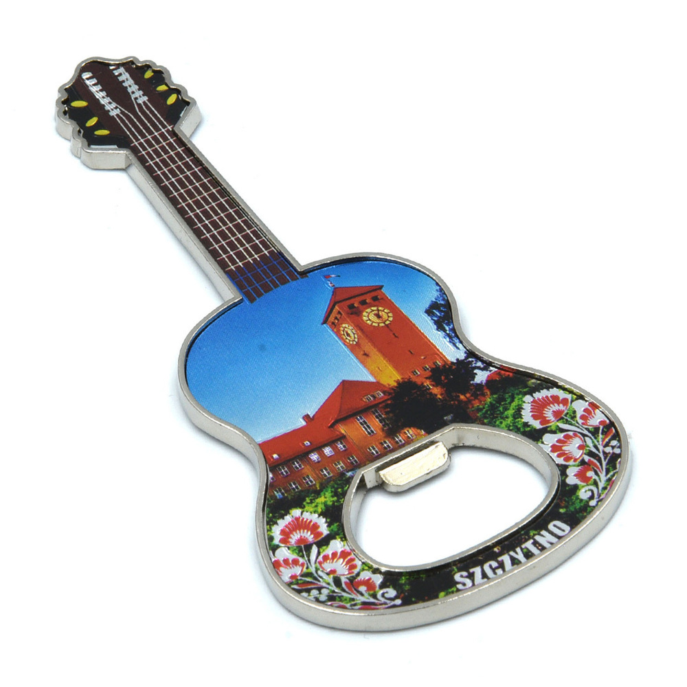 Magnes otwieracz metalowy gitara Szczytno