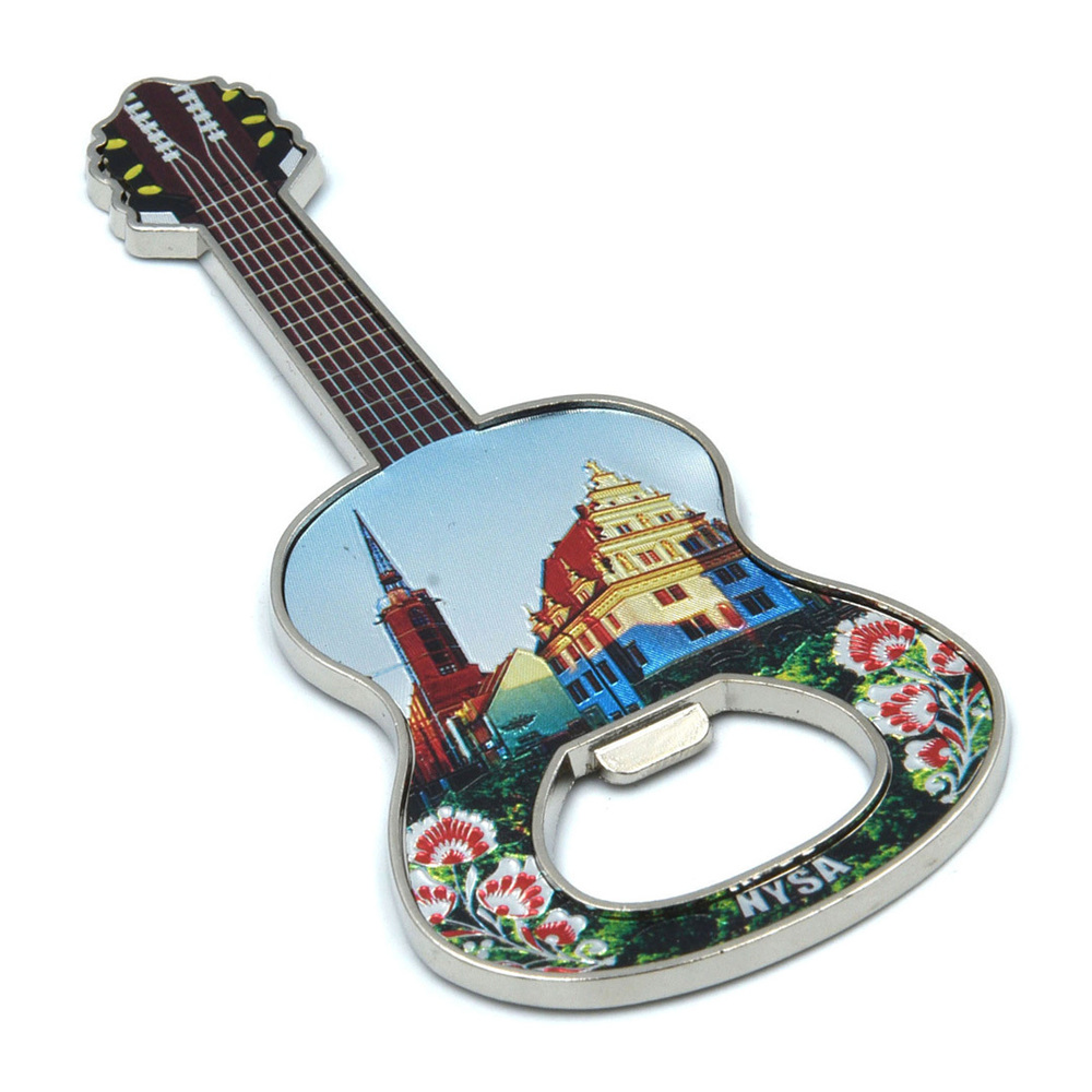Magnes otwieracz metalowy gitara Nysa