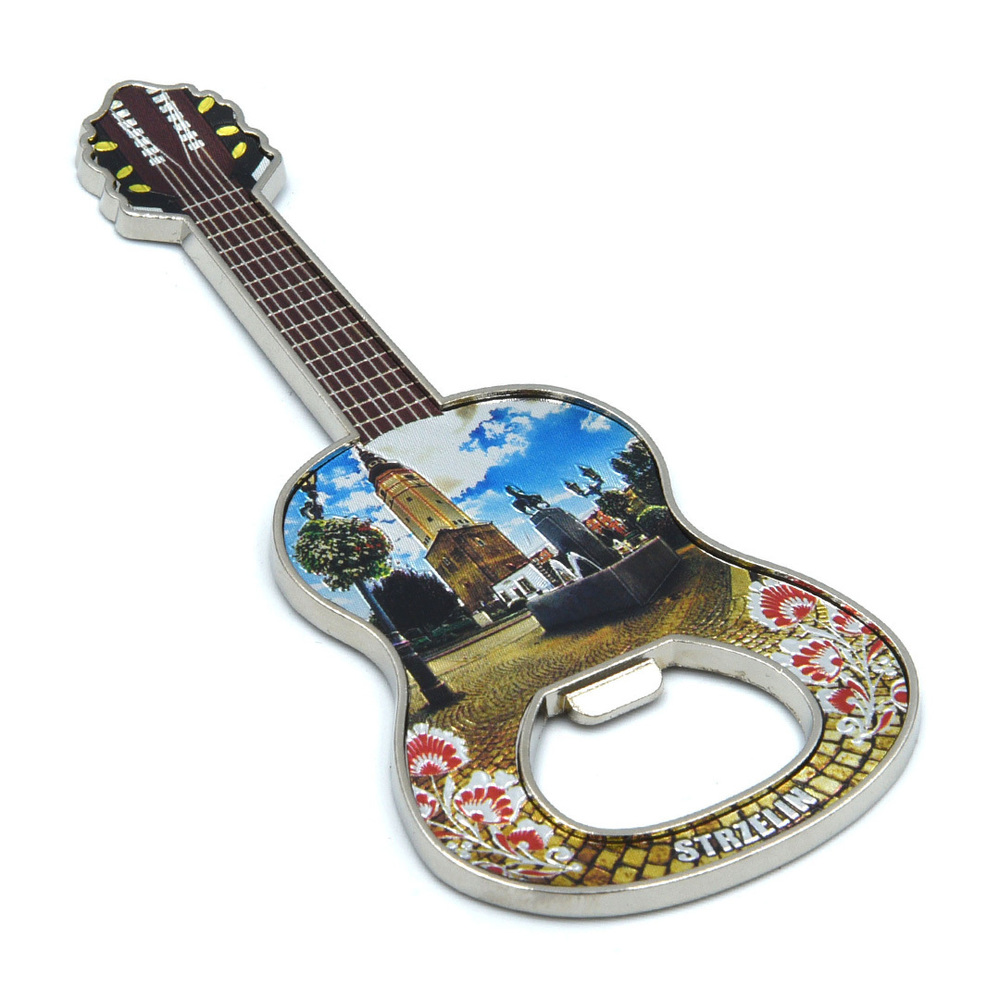 Magnes otwieracz metalowy gitara Strzelin
