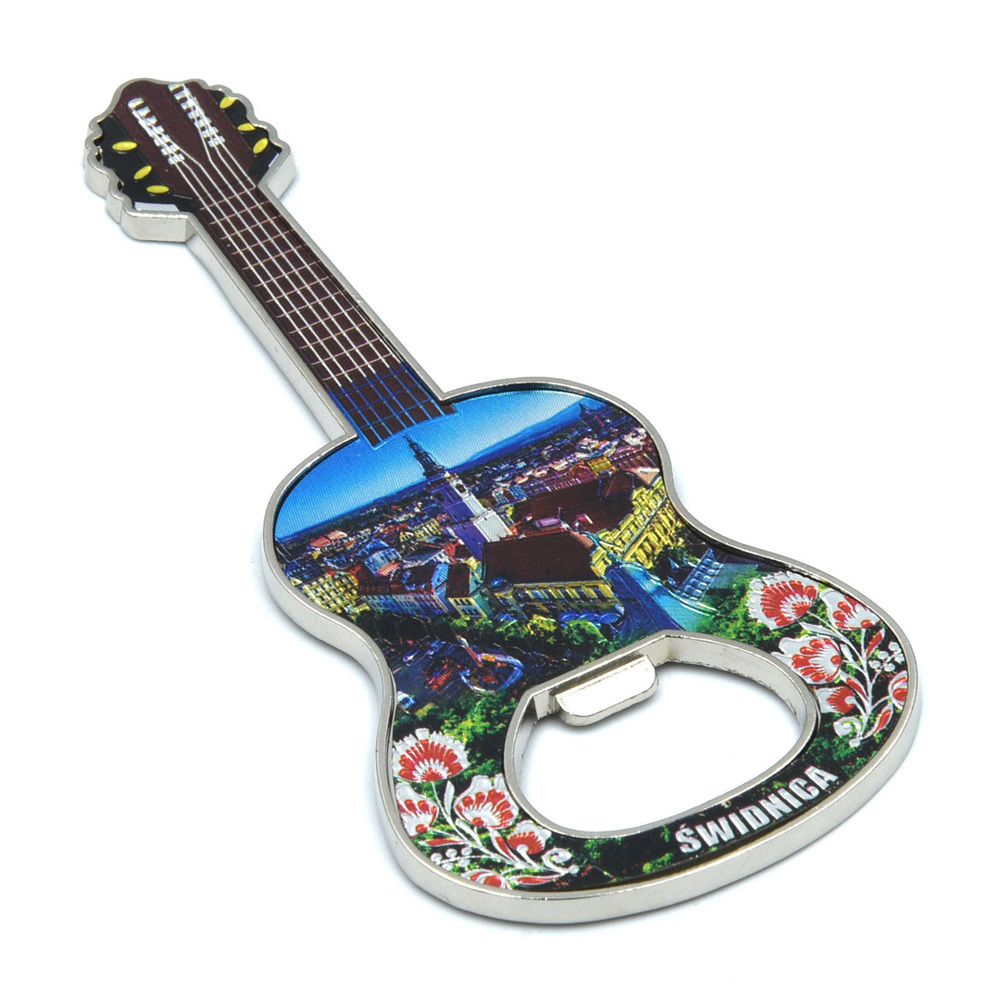 Magnes otwieracz metalowy gitara Świdnica