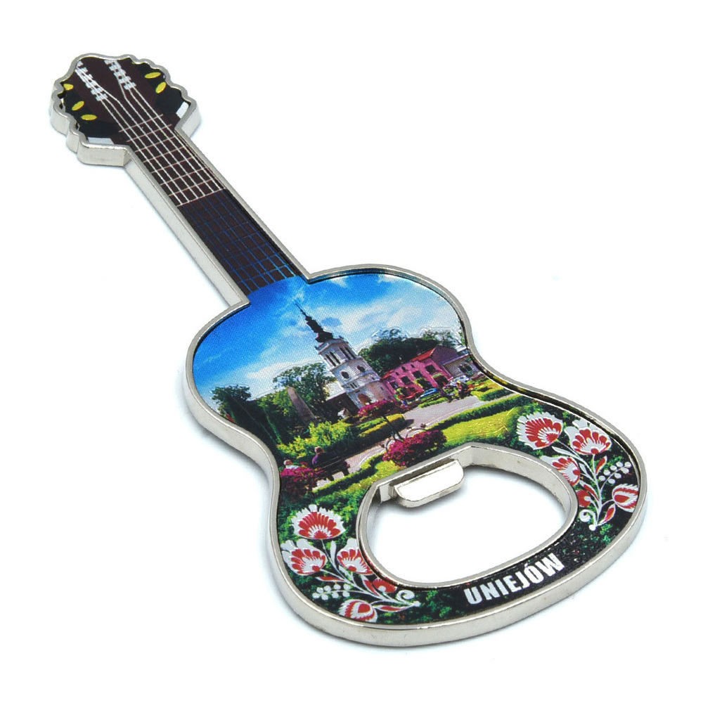 Magnes otwieracz metalowy gitara Uniejów