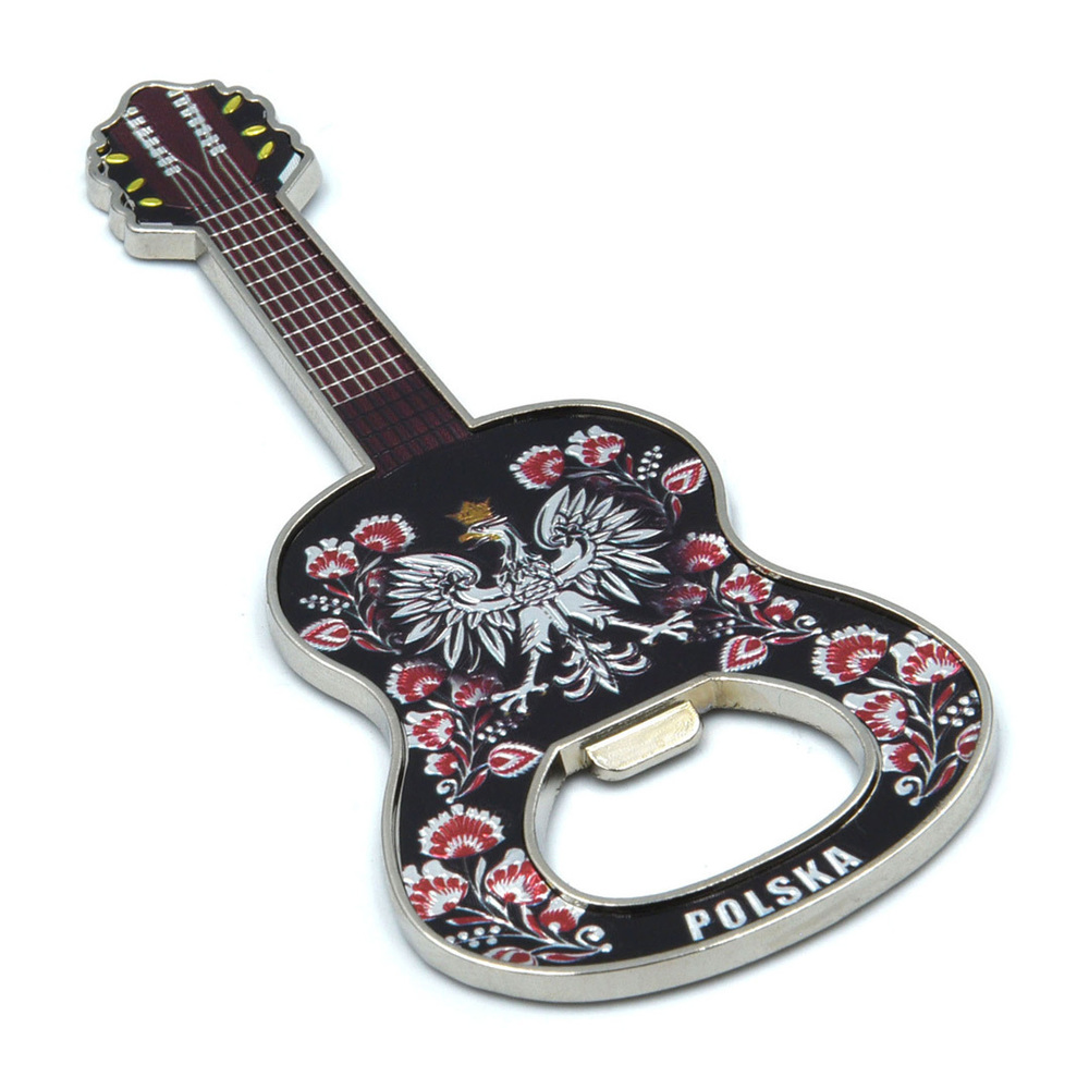 Magnes otwieracz metalowy gitara Polska