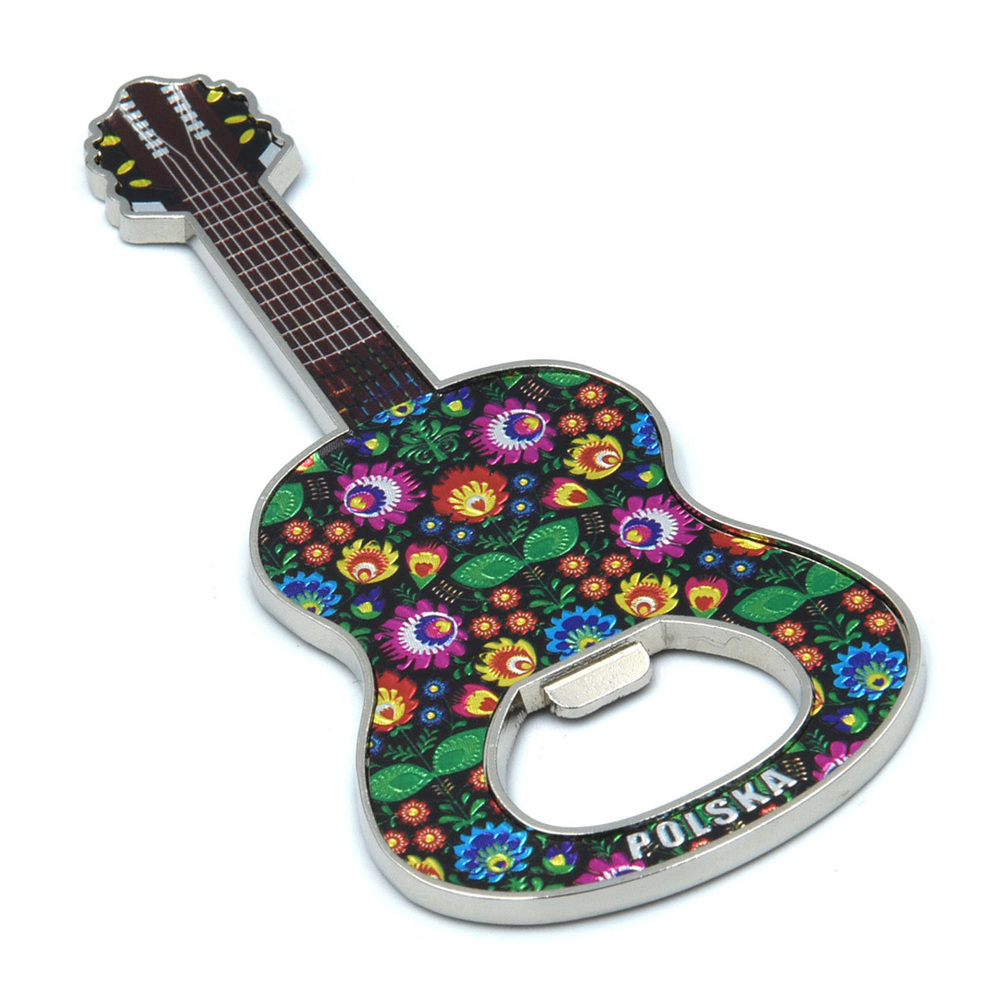 Magnes otwieracz metalowy gitara Polska