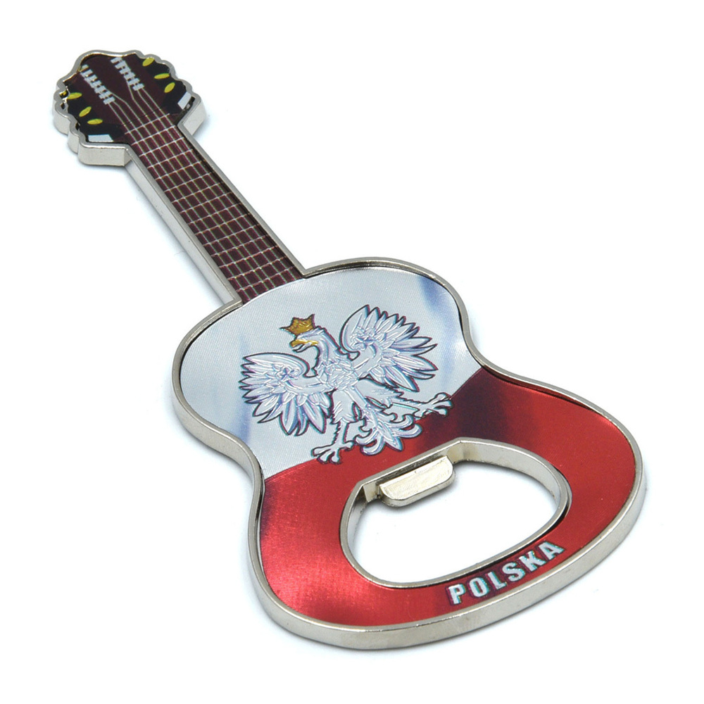 Magnes otwieracz metalowy gitara Polska