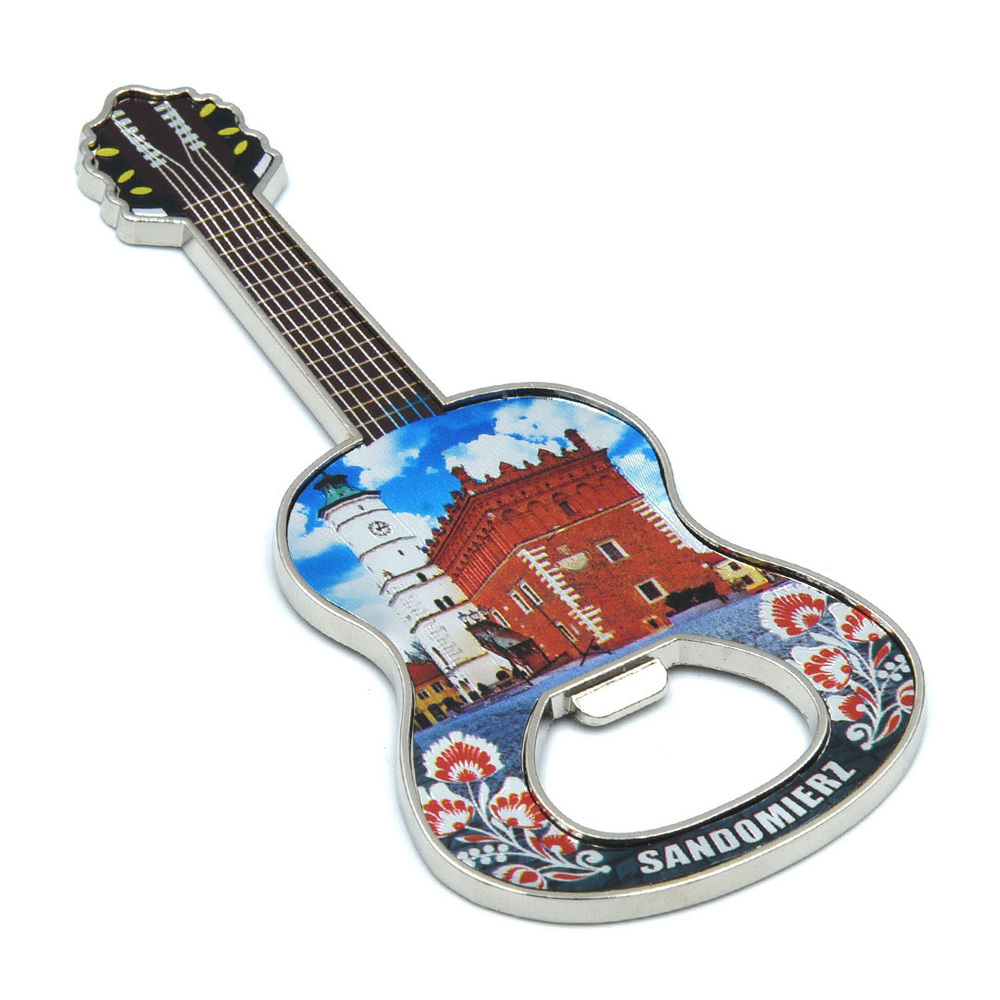 Magnes otwieracz metalowy gitara Sandomierz