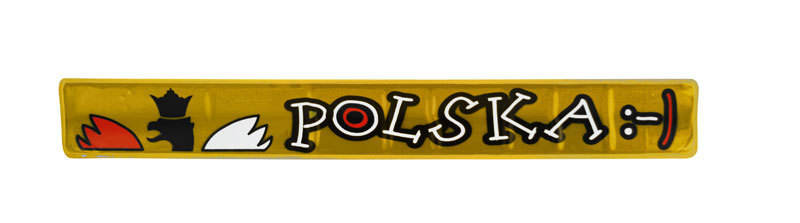 Opaska odblaskowa żółta Polska