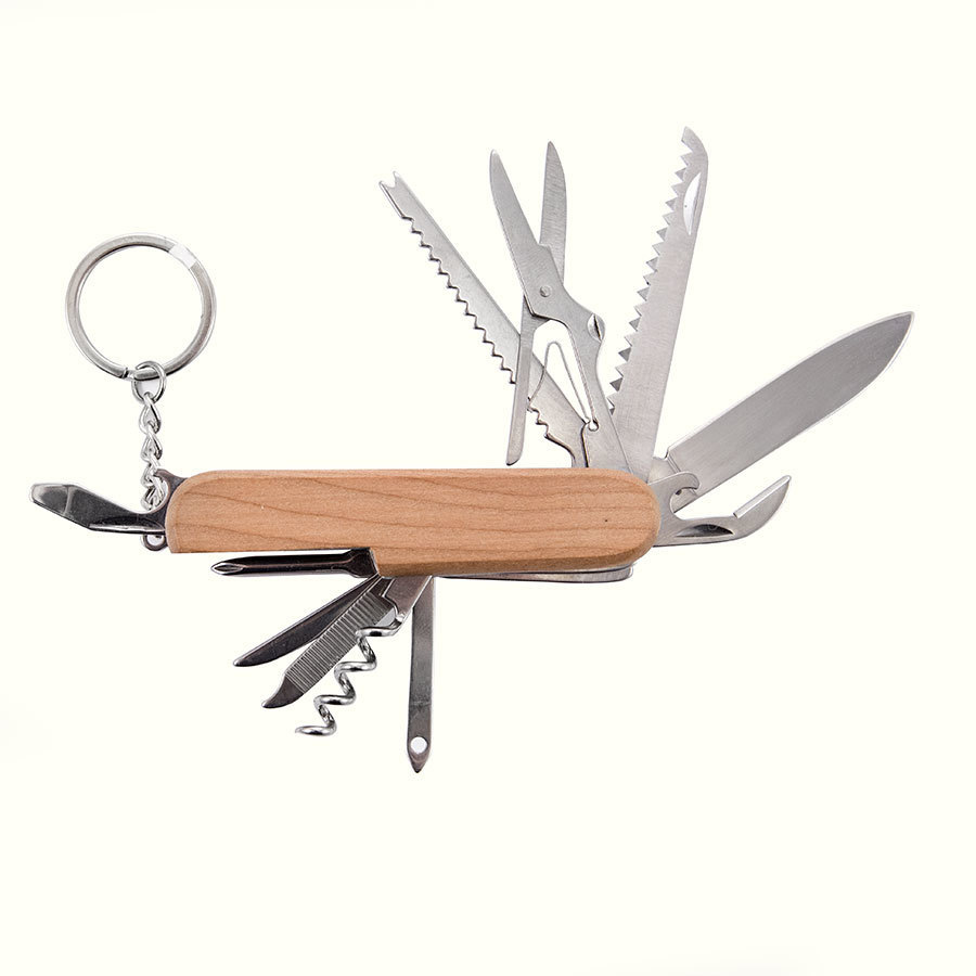 Scyzoryk drewniany duży - Nadruk Personalizowany