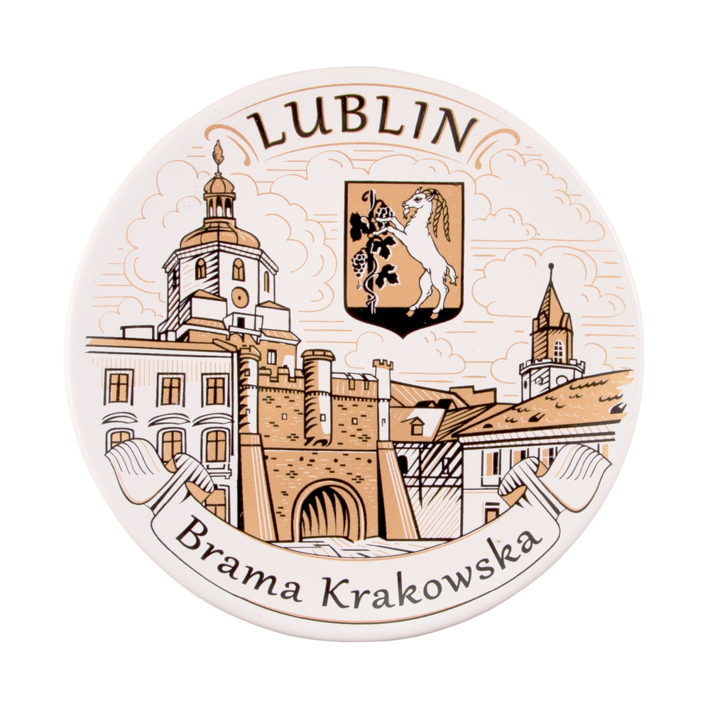 Mały talerzyk Lublin sepia
