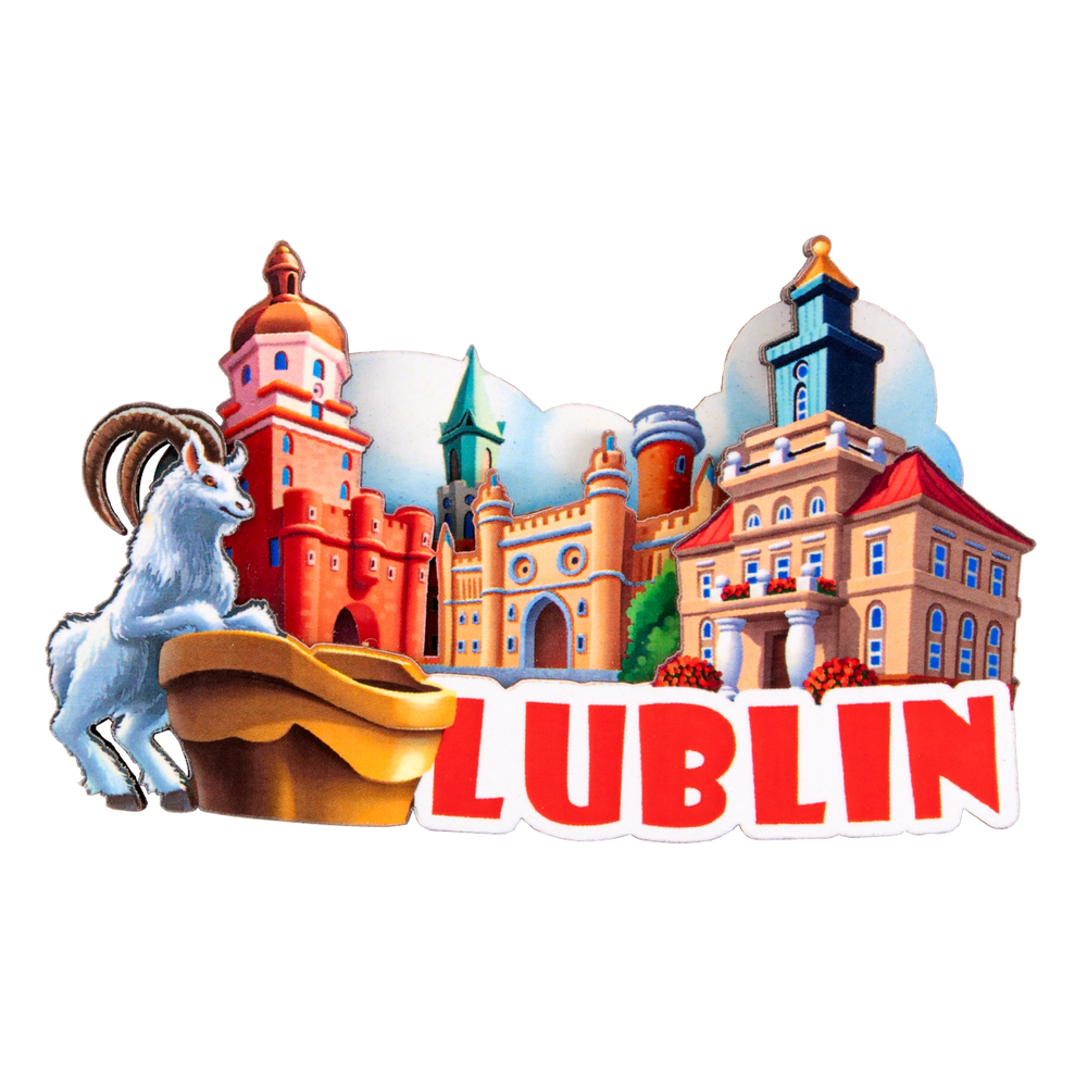 Magnes drewniany Lublin