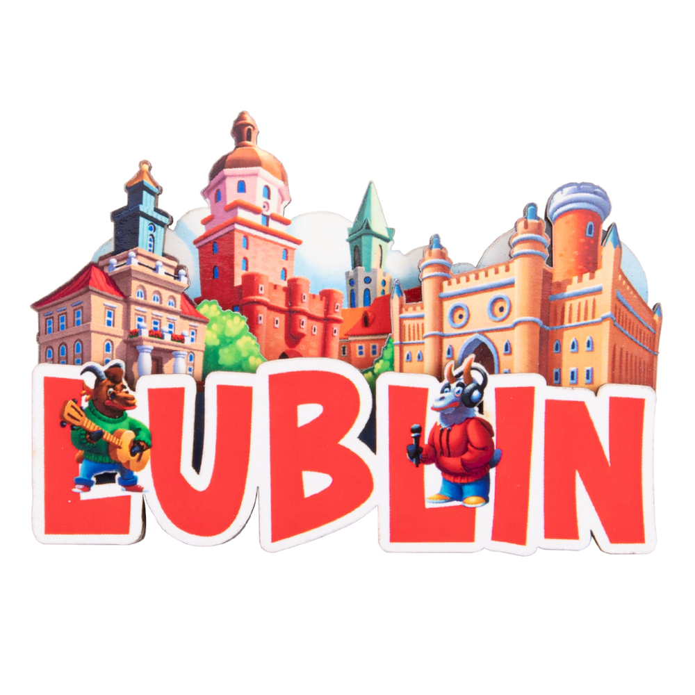 Magnes drewniany Lublin