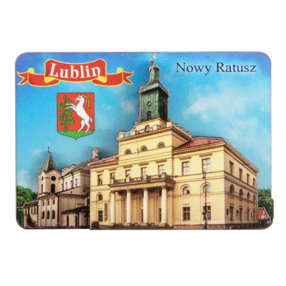 Magnes drewniany Lublin ratusz