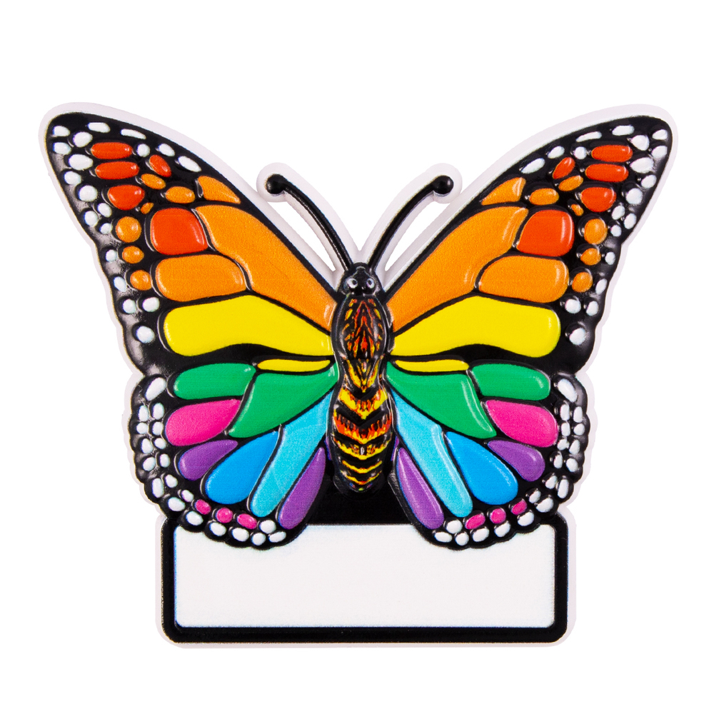 Magnes kolorowy motyl - Nadruk Personalizowany