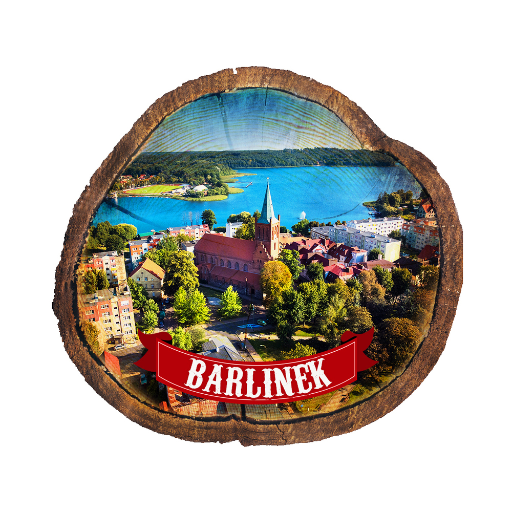 Magnes drewniany pieniek Barlinek