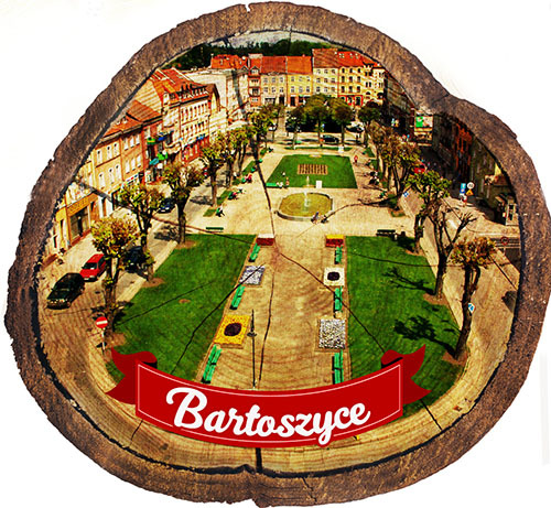 Magnes drewniany pieniek Bartoszyce
