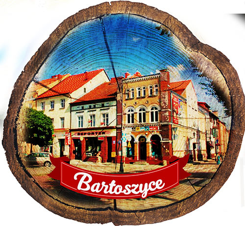 Magnes drewniany pieniek Bartoszyce