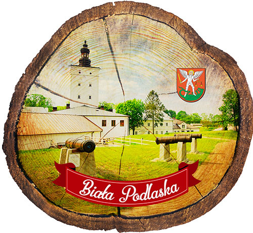 Magnes drewniany pieniek Biała Podlaska