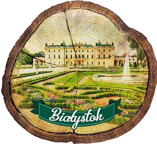 Magnes drewniany pieniek Białystok