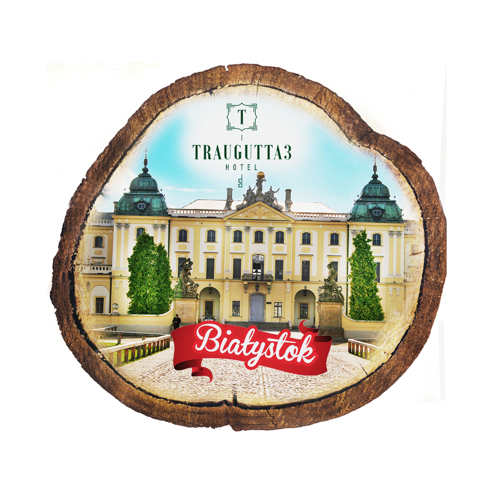 Magnes drewniany pieniek Białystok