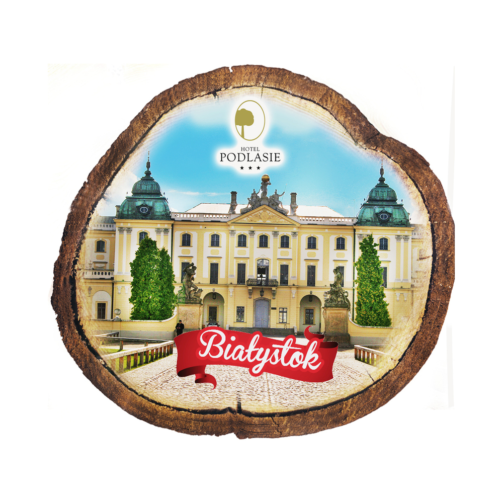 Magnes drewniany pieniek Białystok