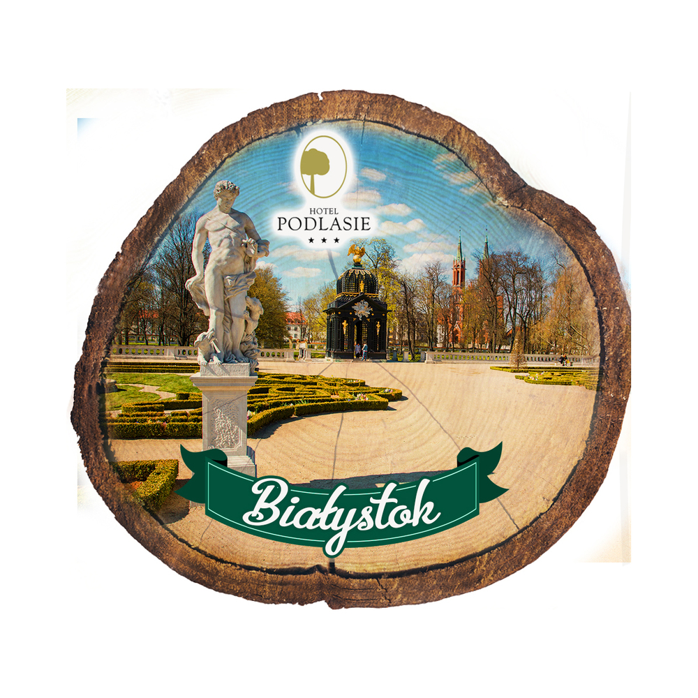 Magnes drewniany pieniek Białystok