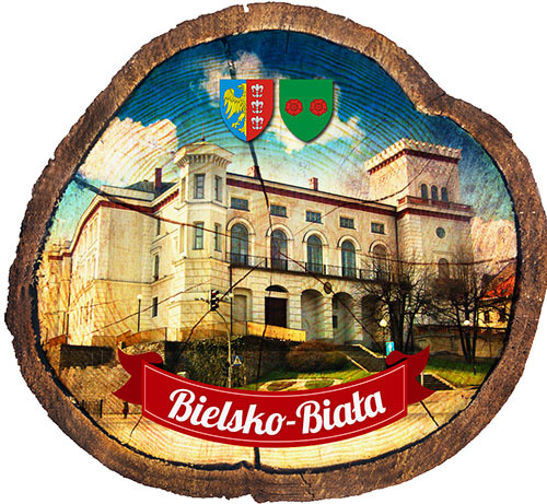 Magnes drewniany pieniek Bielsko-Biała
