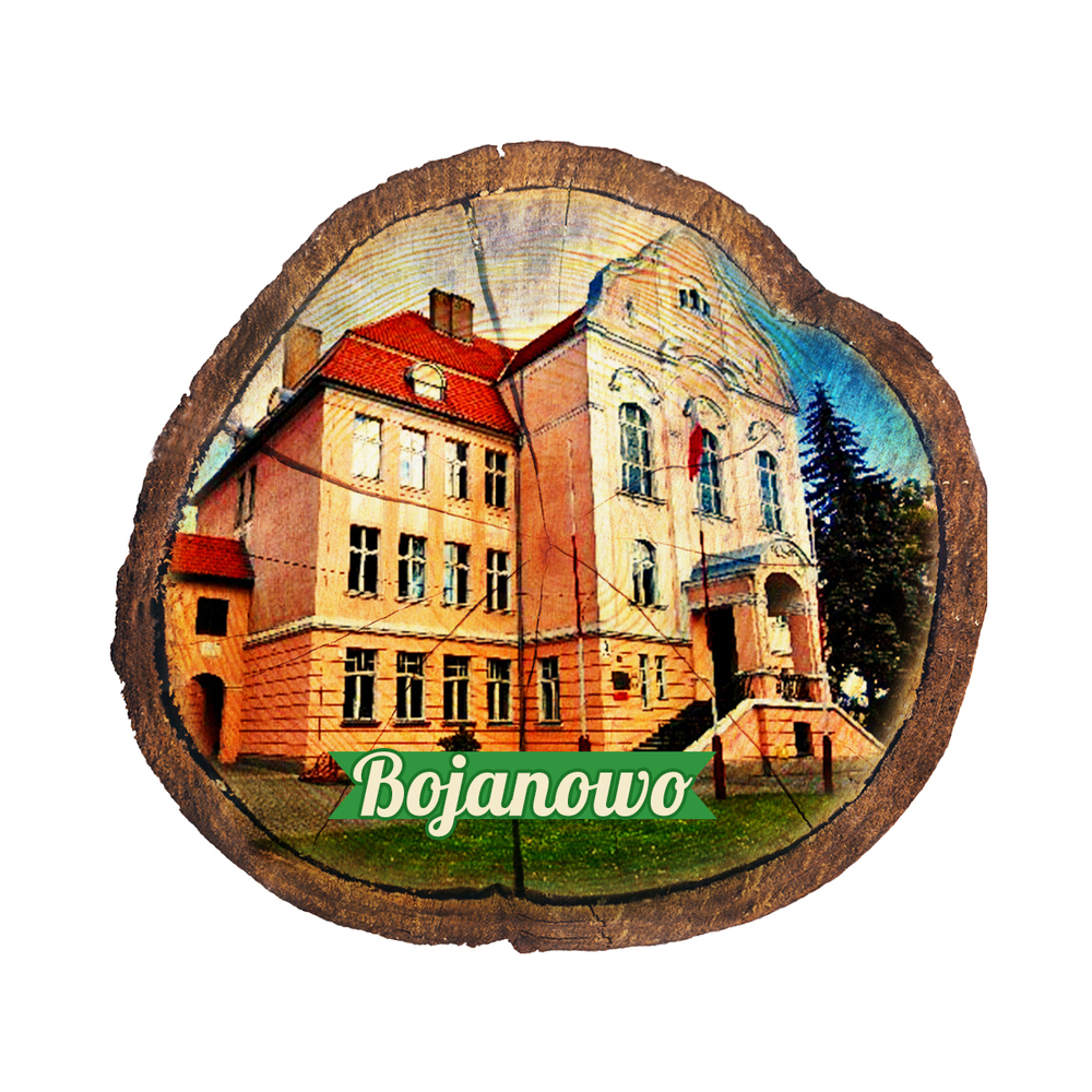 Magnes drewniany pieniek Bojanowo