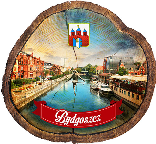 Magnes drewniany pieniek Bydgoszcz