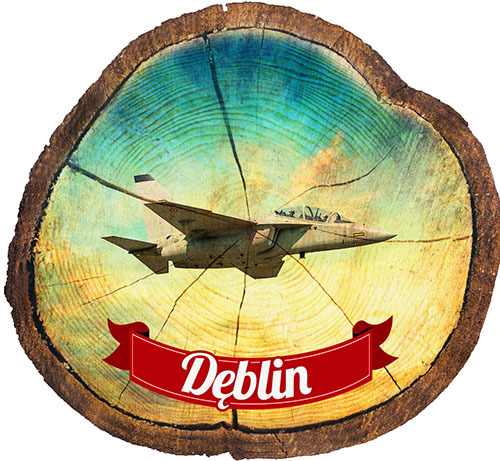 Magnes drewniany pieniek Dęblin