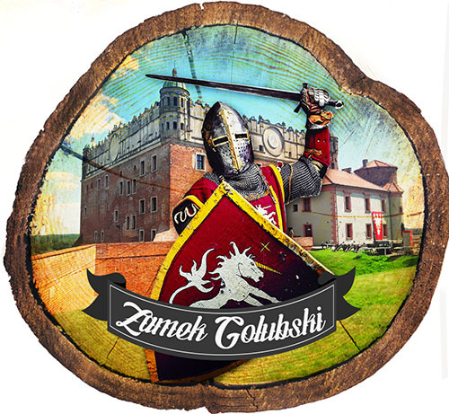 Magnes drewniany pieniek Golub-Dobrzyń