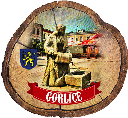 Magnes drewniany pieniek Gorlice