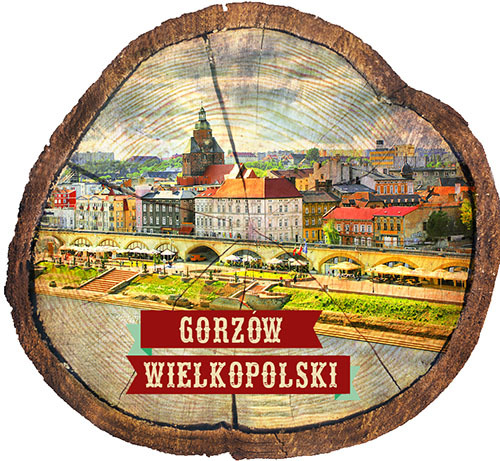 Magnes drewniany pieniek Gorzów Wielkopolski