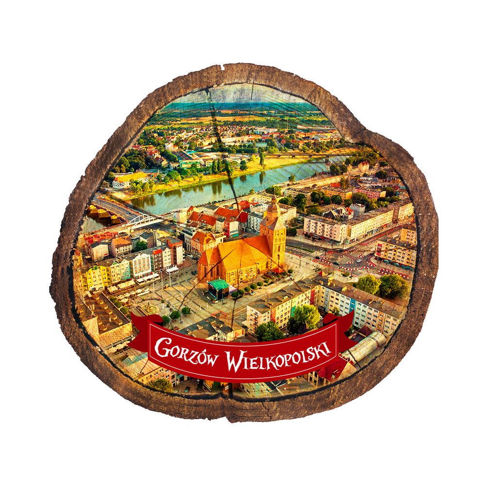 Magnes drewniany pieniek Gorzów Wielkopolski