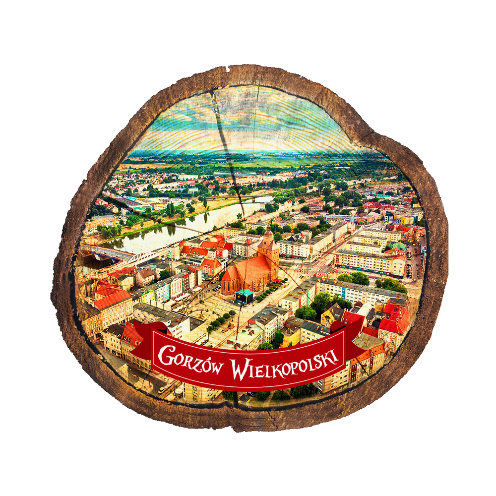 Magnes drewniany pieniek Gorzów Wielkopolski