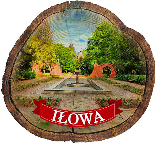Magnes drewniany pieniek Iłowa