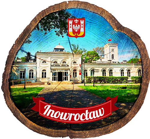 Magnes drewniany pieniek Inowrocław