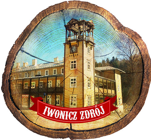 Magnes drewniany pieniek Iwonicz-Zdrój