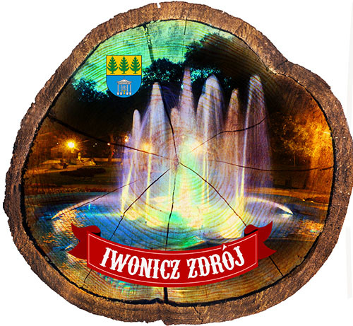 Magnes drewniany pieniek Iwonicz-Zdrój