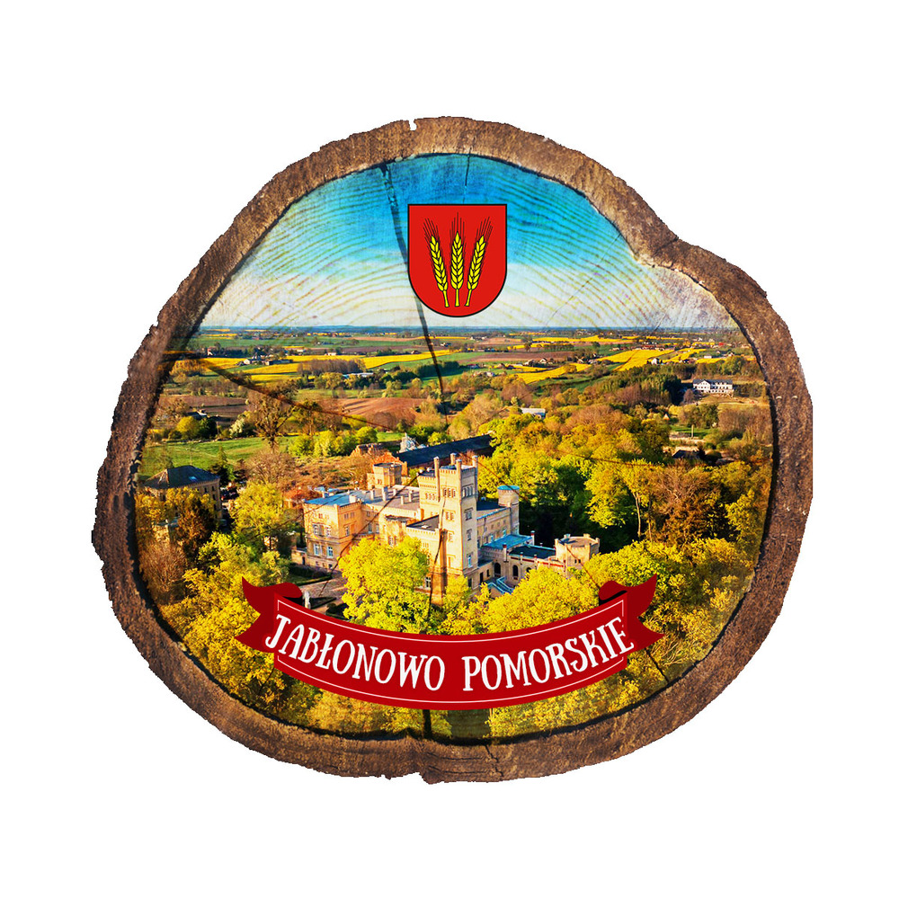 Magnes drewniany pieniek Jabłonowo Pomorskie