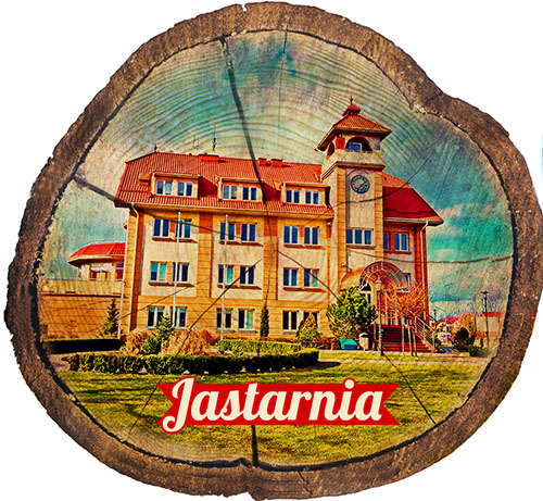 Magnes drewniany pieniek Jastarnia