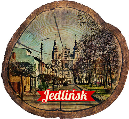 Magnes drewniany pieniek Jedlińsk