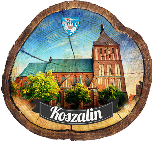 Magnes drewniany pieniek Koszalin