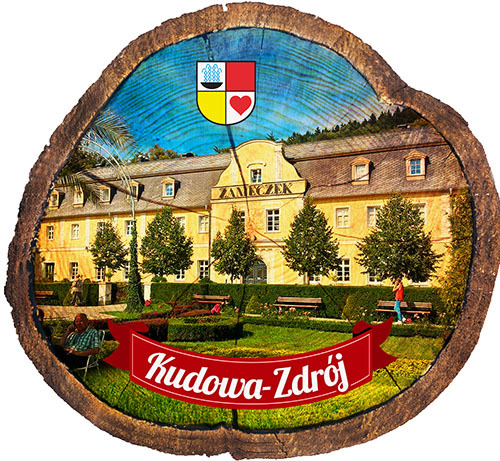 Magnes drewniany pieniek Kudowa-Zdrój