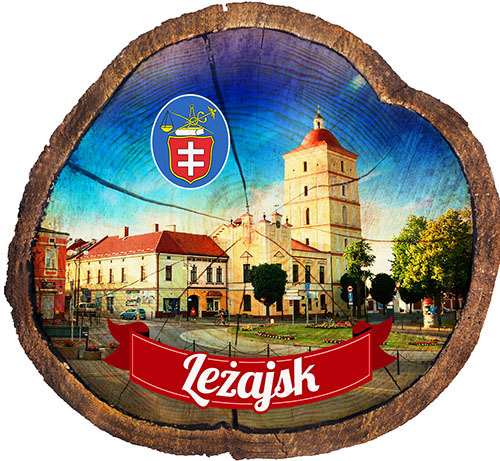 Magnes drewniany pieniek Leżajsk