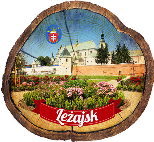 Magnes drewniany pieniek Leżajsk